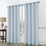 RT Designer Collection Cosmo Shimmer Jacquard Grommet Curtain Panel 54" x 84" Silver