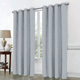 RT Designer Collection Cassi Shimmer Jacquard Grommet Curtain Panel 54" x 90" Grey