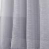 RT Designers Collection Dexter Linen Texture Grommet Light Filtering Window Curtain Panel Silver