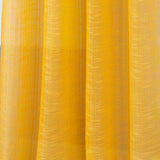 RT Designers Collection Dexter Linen Texture Grommet Light Filtering Window Curtain Panel Yellow