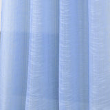 RT Designers Collection Dexter Linen Texture Grommet Sheer Light Filtering Window Curtain Panel 54" x 90" Blue