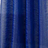 RT Designers Collection Dexter Linen Texture Grommet Sheer Light Filtering Window Curtain Panel 54" x 90" Navy
