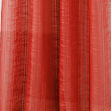 RT Designers Collection Dexter Linen Texture Grommet Sheer Light Filtering Window Curtain Panel 54" x 90" Red