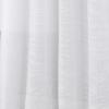 RT Designers Collection Dexter Linen Texture Grommet Light Filtering Window Curtain Panel White