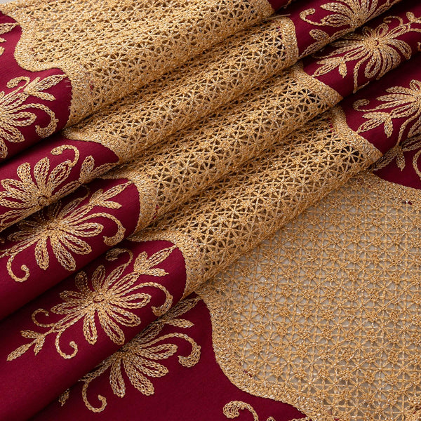 RT Designers Collection Donna Macrame Construction 3" Rod Pocket Curtain Panel B