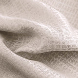 RT Designer Collection Demi Lux Jacquard Blackout Grommet Curtain Panel 52" x 84" Ivory