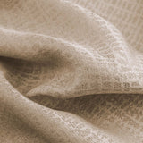 RT Designer Collection Demi Lux Jacquard Blackout Grommet Curtain Panel 52" x 84" Taupe