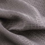 RT Designer Collection Demi Lux Jacquard Blackout Grommet Curtain Panel 52" x 84" Charcoal