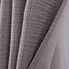 RT Designer Collection Demi Lux Jacquard Blackout Grommet Curtain Panel 52" x 84" Charcoal