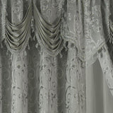 Franklin 2-Piece Rose Grommet Curtain 54" x 84" by Rt Designers Collection