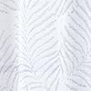 RT Designers Collection Faye Grommet Metallic Sheer Printed Doily Curtain Panel Silver