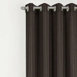 RT Designer Collection Gibson Luxurious Decorative Grommet Curtain Panel 54" x 90" Chocolate