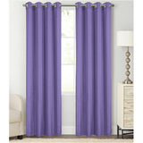 RT Designer Collection Gibson Luxurious Decorative Grommet Curtain Panel 54" x 90" Lilac