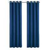 RT Designer Collection Gibson Luxurious Decorative Grommet Curtain Panel 54" x 90" Navy