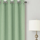 RT Designer Collection Gibson Luxurious Decorative Grommet Curtain Panel 54" x 90" Sage