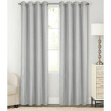 RT Designer Collection Gibson Luxurious Decorative Grommet Curtain Panel 54" x 90" Silver