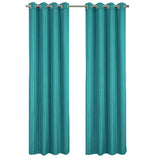 RT Designer Collection Gibson Luxurious Decorative Grommet Curtain Panel 54" x 90" Turq