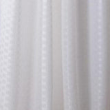 RT Designers Gianna Geometric Jacquard Single Grommet Curtain Panel Pair - 54x84", White