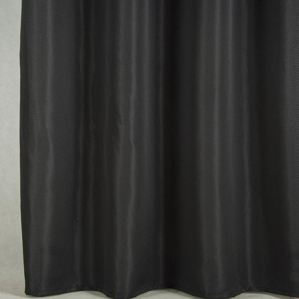 Olivia Gray Gilbert Solid Single Grommet Curtain Panel Pair - 54x84", Black