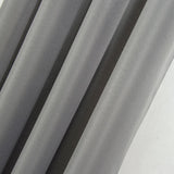 Olivia Gray Gilbert Solid Single Grommet Curtain Panel Pair - 54x84", Charcoal