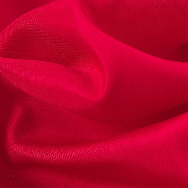 Olivia Gray Gilbert Solid Single Grommet Curtain Panel Pair - Red