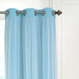 RT Designers Hendrix Double Layer Blackout Grommet Panel Pair - 2-Piece