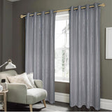 RT Designers Collection Iceland Metallic Grommet Panel Charcoal