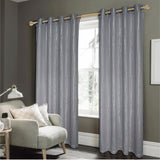 RT Designers Collection Iceland Metallic Grommet Panel Charcoal