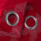 Oliva Gray Jansen Rubber Blackout Grommet Panel - Red