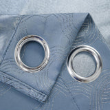 Oliva Gray Jansen Rubber Blackout Grommet Panel - Blue