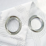 Oliva Gray Jansen Rubber Blackout Grommet Panel - White
