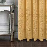RT Designers Collection Jayla Stylish & Premium Embroidered Curtain Panel 54" x 90" Gold