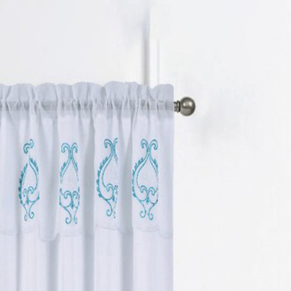 RT Designers Collection Jayla Stylish & Premium Embroidered Curtain Panel 54" x