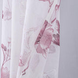 RT Designers Collection Jillian Rubber Doily Grommet Light Filtering Window Curtains for Bedroom 54" x 95"