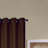 RT Designers Collection Kennedy Elegant Design Grommet Curtain Panel Chocolate