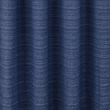 RT Designer Collection Kensington Jacquard Foam Backed Luxurious Decorative Grommet Curtain Panel Navy