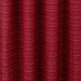 RT Designer Collection Kensington Jacquard Foam Backed Luxurious Decorative Grommet Curtain Panel Red