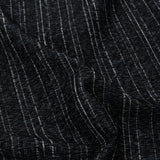 RT Designer Collection Kensington Jacquard Foam Backed Luxurious Decorative Grommet Curtain Panel Black