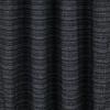 RT Designer Collection Kensington Jacquard Foam Backed Luxurious Decorative Grommet Curtain Panel Black
