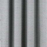 RT Designer Collection Kensington Jacquard Foam Backed Luxurious Decorative Grommet Curtain Panel Grey