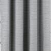 RT Designer Collection Kensington Jacquard Foam Backed Luxurious Decorative Grommet Curtain Panel Grey