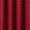 RT Designer Collection Kensington Jacquard Foam Backed Luxurious Decorative Grommet Curtain Panel Red