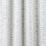 RT Designer Collection Kensington Jacquard Foam Backed Luxurious Decorative Grommet Curtain Panel White