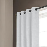 Olivia Gray Lynx Matte Embossed Blackout Grommet Panel - Silver