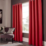 Olivia Gray Lydia Matte Embossed One Blackout Panel - 52x84", Red