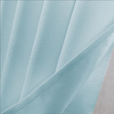 Lido Matte Embossed Blackout Grommet Curtain 38" x 95" Aqua by Rt Designers Collection
