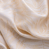RT Designers Collection 100% Polyester 140 GSM Liana Jacquard Grommet Curtain Panel 54" x 84" Beige