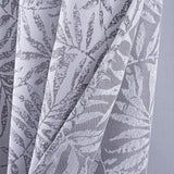 RT Designers Collection 100% Polyester 140 GSM Liana Jacquard Grommet Curtain Panel 54" x 84" Char