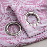 RT Designers Collection 100% Polyester 140 GSM Liana Jacquard Grommet Curtain Panel 54" x 84" Lilac
