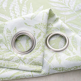 RT Designers Collection 100% Polyester 140 GSM Liana Jacquard Grommet Curtain Panel 54" x 84" Sage